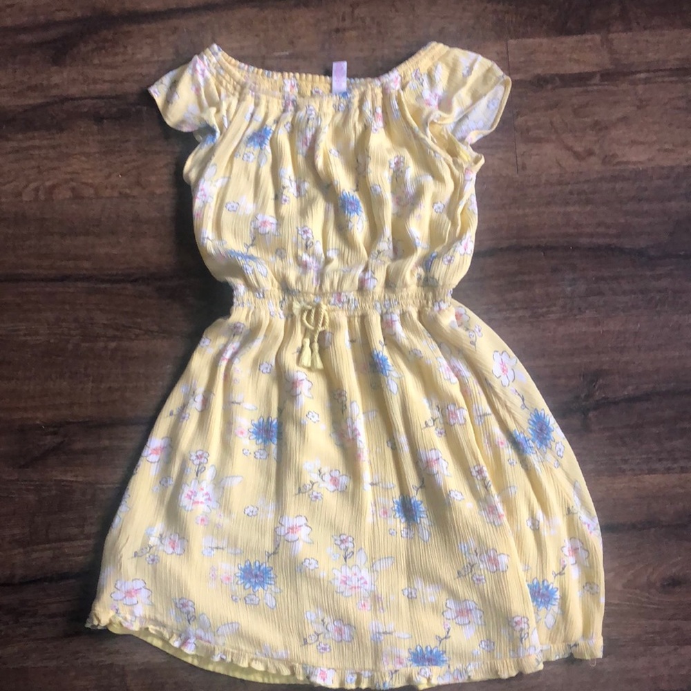 Justice Off the Shoulder Spring Dress